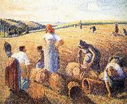 Camille Pissarro Harvest oil painting reproduction